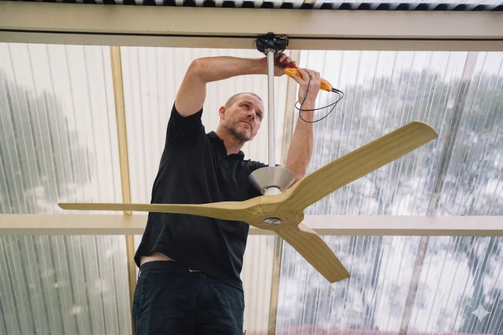 Oatlands electrician performing a switchboard upgrade